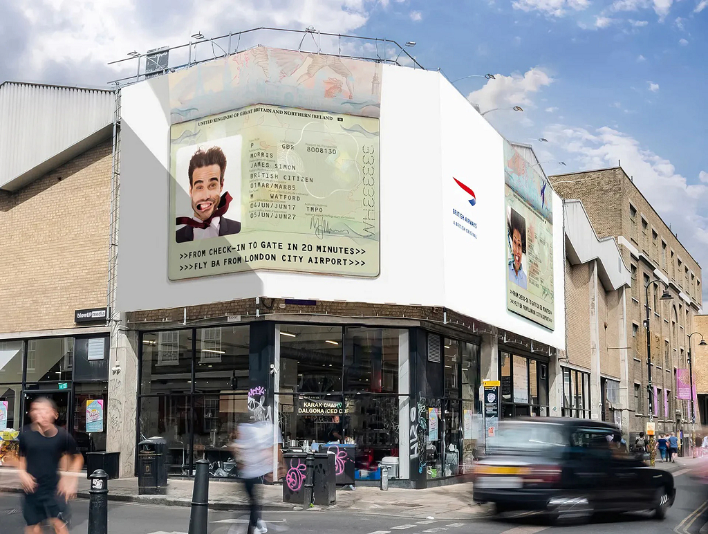 British Airways ads channel the sensation of speedy check-in