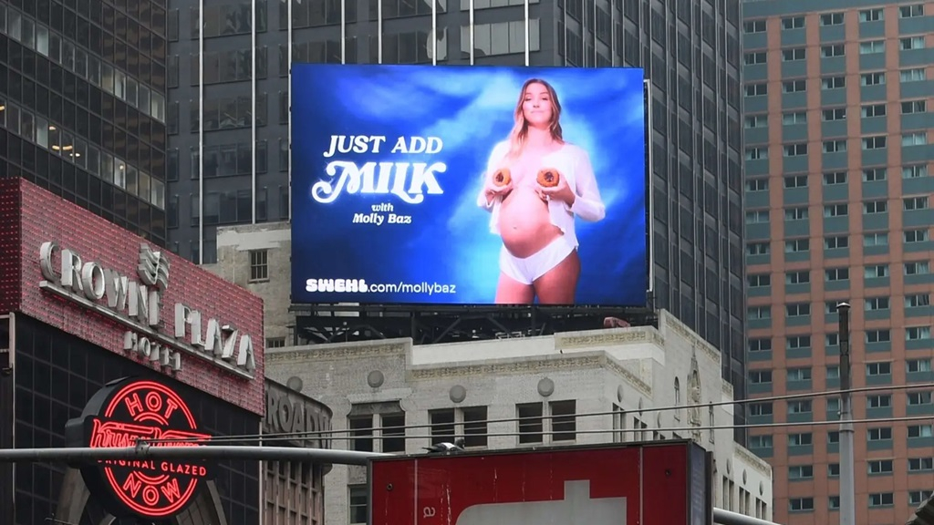 Breastfeeding Ad Gets Pulled From Times Square Drawing Sourness From Public1
